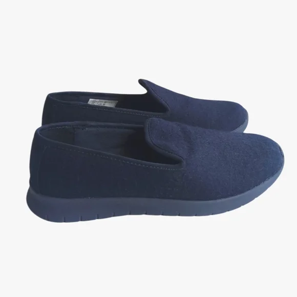 Lands' End Comfort Step Wool Slip-On Loafer Shoe Size 7.5B Blue - Picture 4 of 13